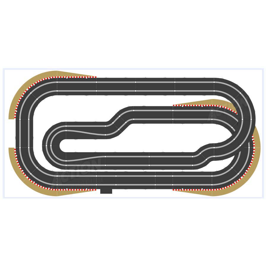 Scalextric Sport 1:32 Track Set - Compact Layout #AS11 – Action Slot Racing