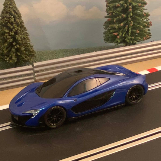 Scalextric 1:32 Car - Blue McLaren P1 #M