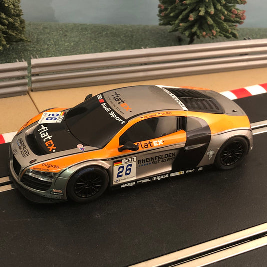 Scalextric 1:32 Car - Audi R8 GT3 FlatEX #26 #D