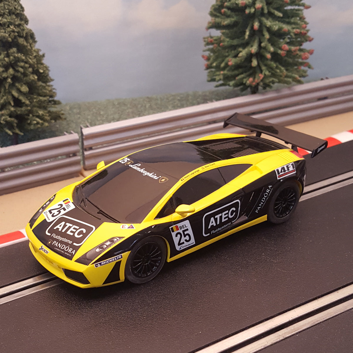 Scalextric 1:32 Car - C3180 Lamborghini Gallardo ATEC #25