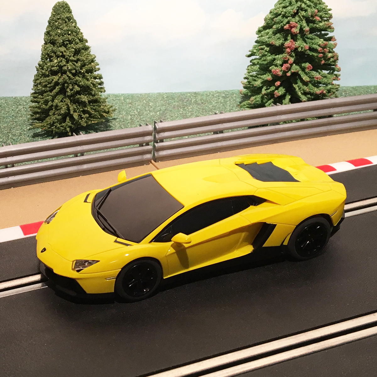 Scalextric 1:32 Car - Yellow Lamborghini Aventador