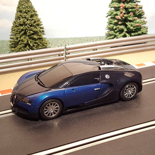 Scalextric 1:32 Car - Blue / Dark Blue Bugatti Veyron #A