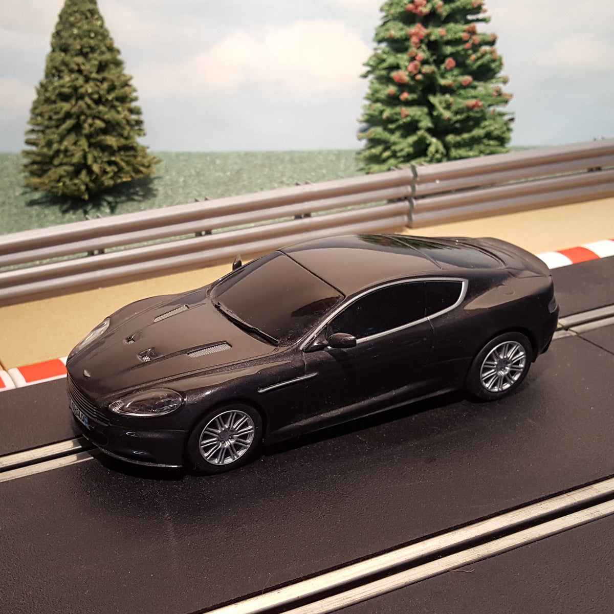 Scalextric 1:32 Car - Dark Grey Aston Martin DBS James Bond