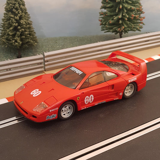 Coche Scalextric 1:32 - C291 Rojo Ferrari F40 #60 *LUCES* #M