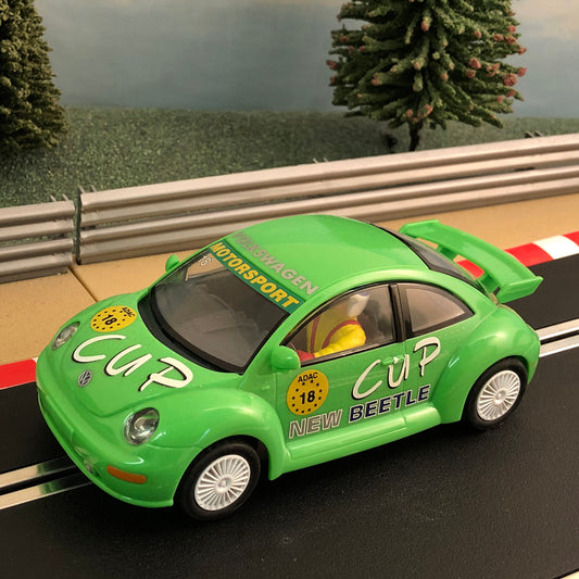 Coche Scalextric 1:32 - Verde VW Volkswagen Escarabajo #18 #L