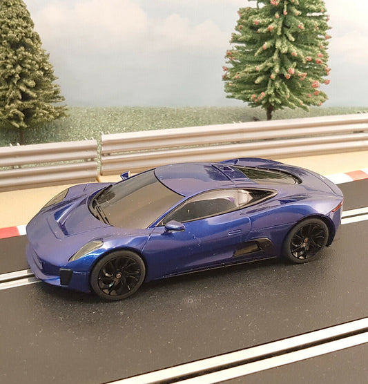 Scalextric 1:32 Car - Blue Jaguar C-X75