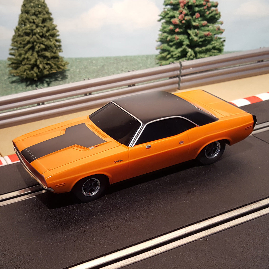 Scalextric 1:32 Car - C3373 Orange Dodge Challenger - Fast & Furious #M