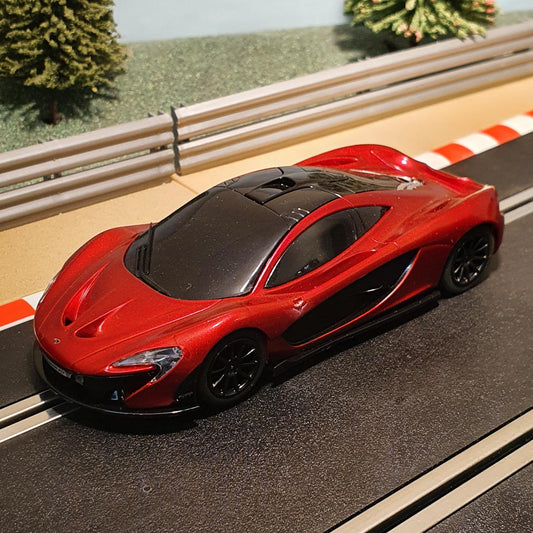 Coche Scalextric 1:32 - Rojo Metálico McLaren P1 #M