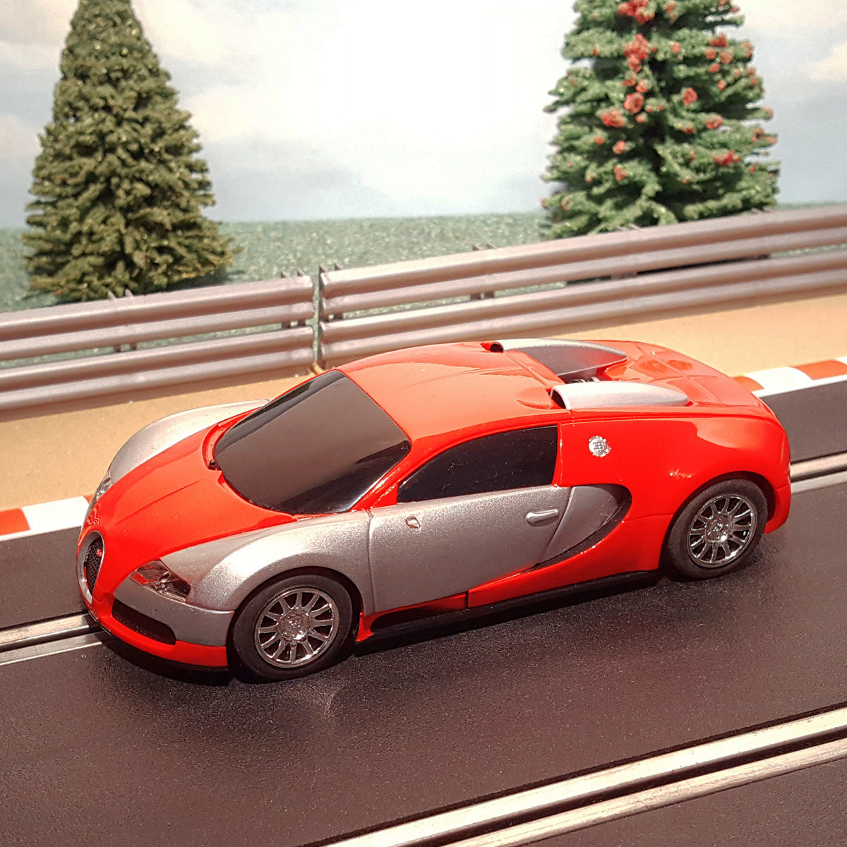 Coche Scalextric 1:32 - Bugatti Veyron Rojo #MW