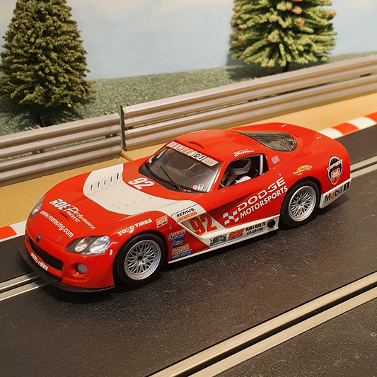 Scalextric 1:32 Car - C2691 Red Dodge Viper #92 *LIGHTS* #GMS