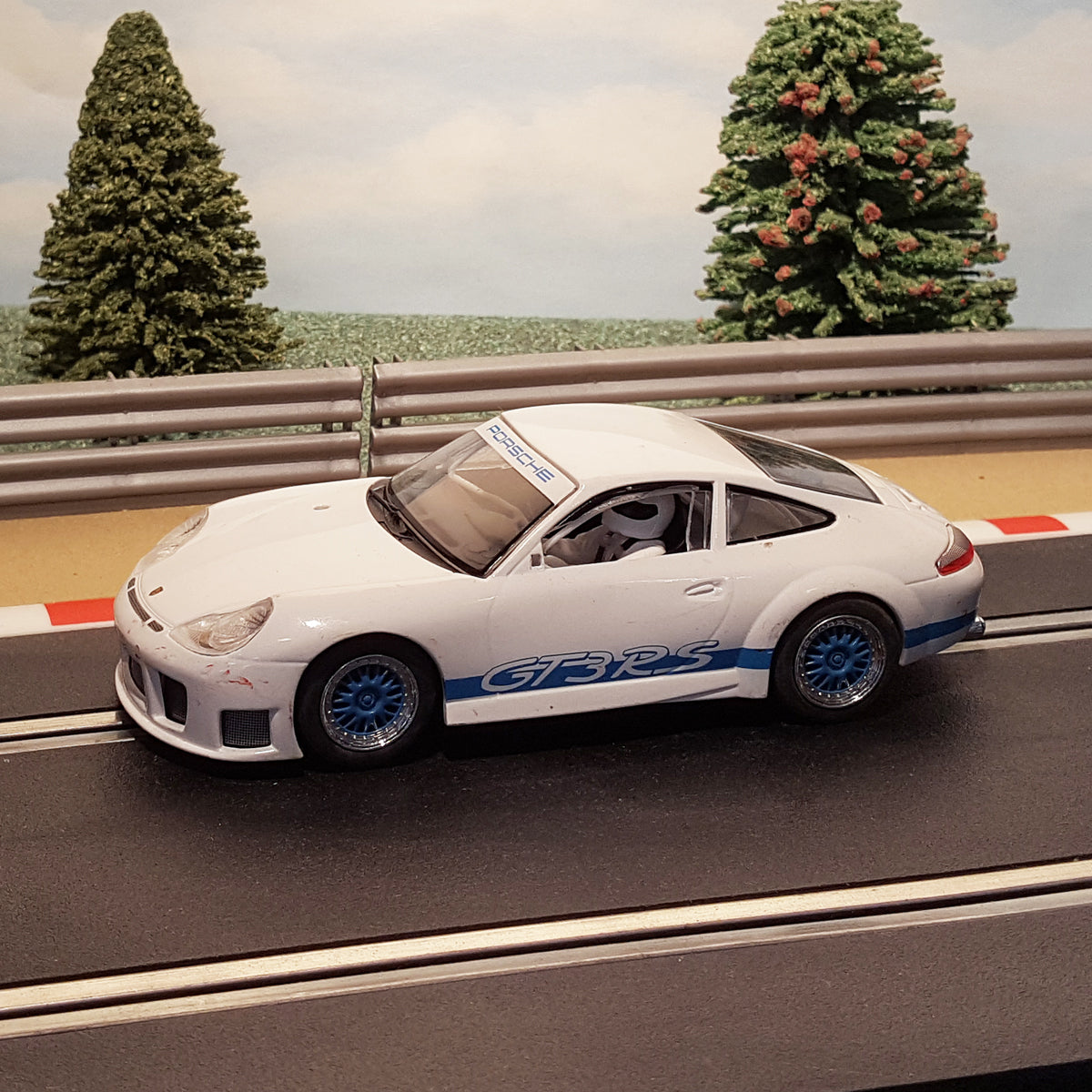 Coche Scalextric 1:32 - C2857 Porsche 911 GT3R Top Gear The Stig *LUCES* #MS