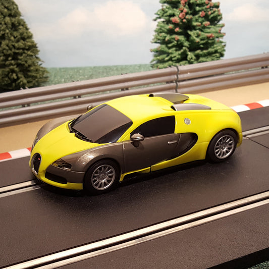 Scalextric 1:32 Car - Yellow Bugatti Veyron