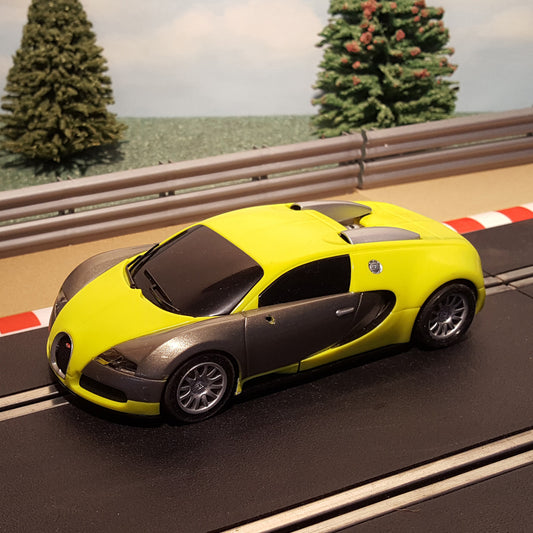 Coche Scalextric 1:32 - Bugatti Veyron Amarillo #M