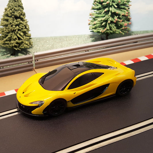 Coche Scalextric 1:32 - Amarillo McLaren P1 *LUCES* #M